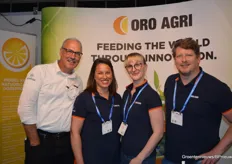 Martien Melissant of Oro Agri had some colleagues visiting. From left to right: Martien, Barbara Jooste, Loes van der Veer and Ronald Hiemstra.                        